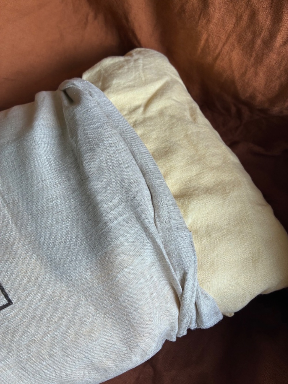 NWT Limoncello Bed Threads KING / CALI KING 100% Flax Linen Duvet Cover - Picture 4 of 8